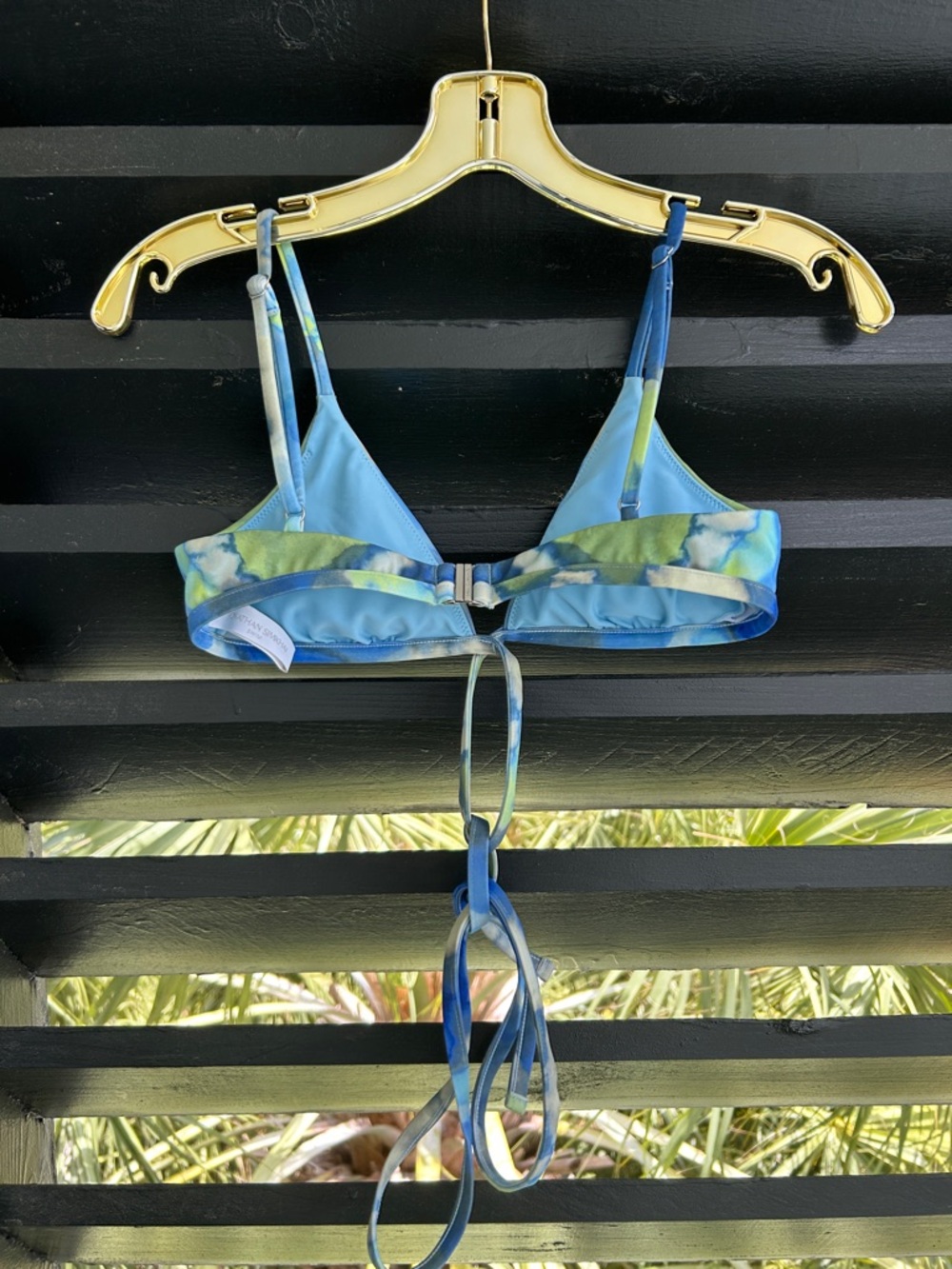 Jonathan Simkhai Blue Harlen/Emmalynn Bikini - Picture 8 of 11